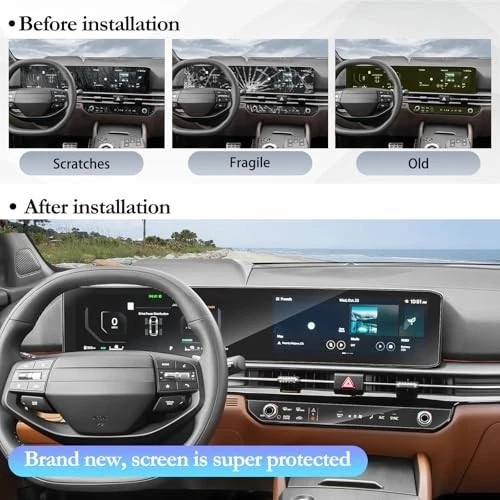 2026 Kia Sportage Screen Protector Set Navigation AC Touchscreen 4-Pack Clear