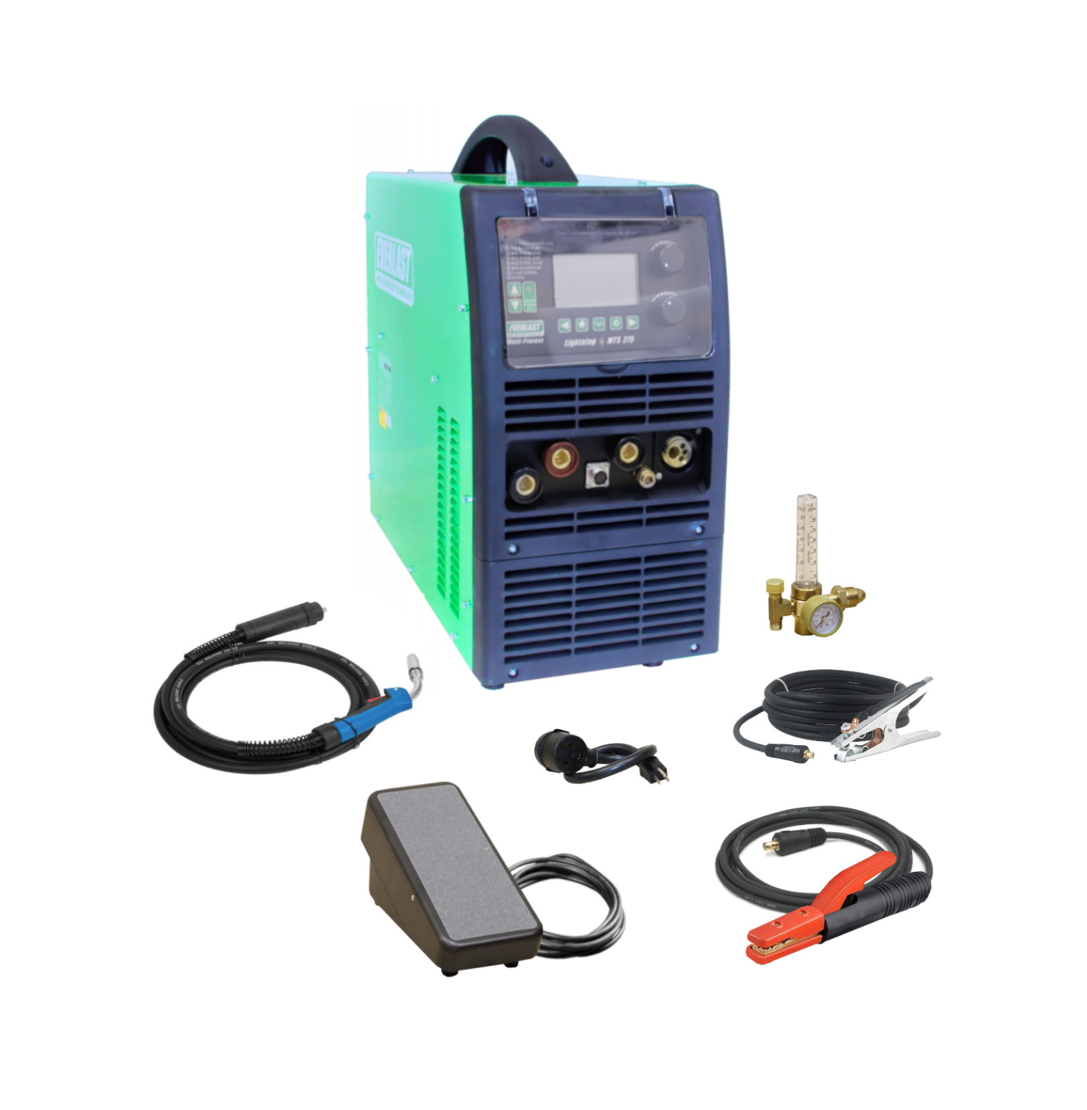 LightningMTS 275 250 Amp AC/DC TIG Pulse / MIG / Stick Combo Welder Dual Voltage