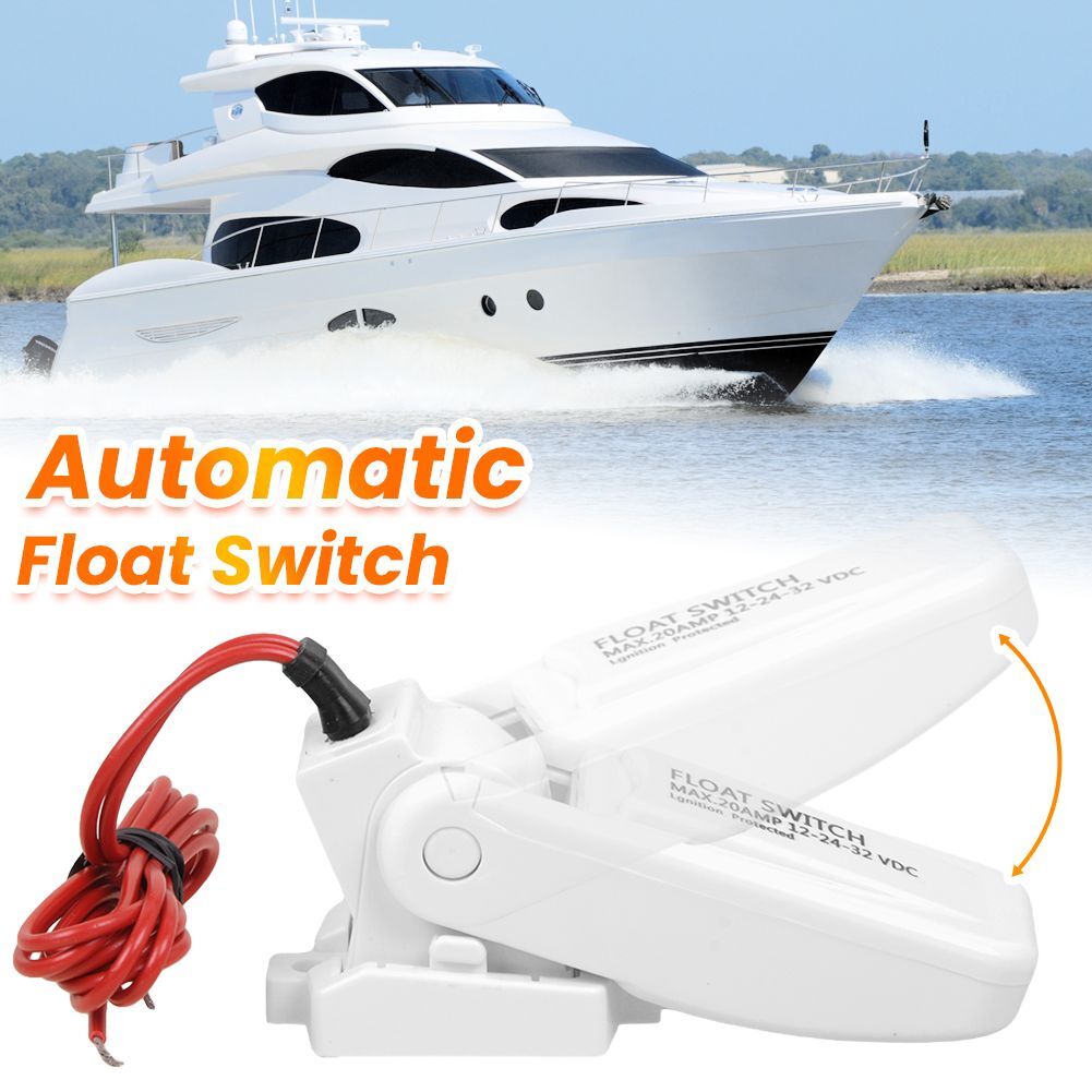 Automatic Float Switch For Bilge Water Pump 12V 24V 32V Boat Marine Boater Sport