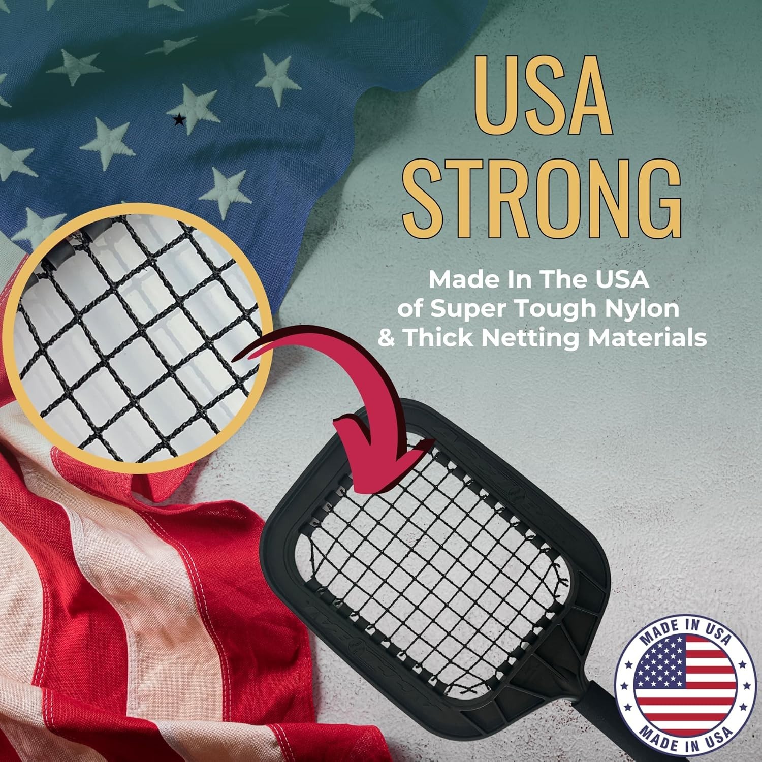 Accubat Fungo Racket for Baseball & Softball Training - USA Made Baseball Racket