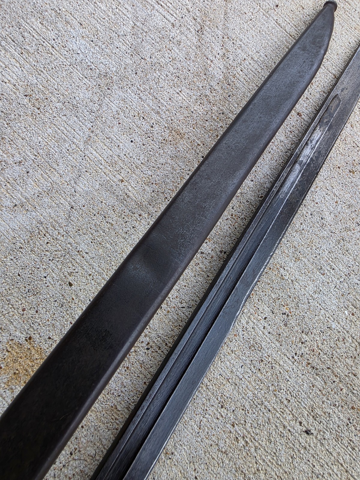 WWII Japanese Type 30 Rifle Bayonet TALW Toyada Loom Works & Scabbard