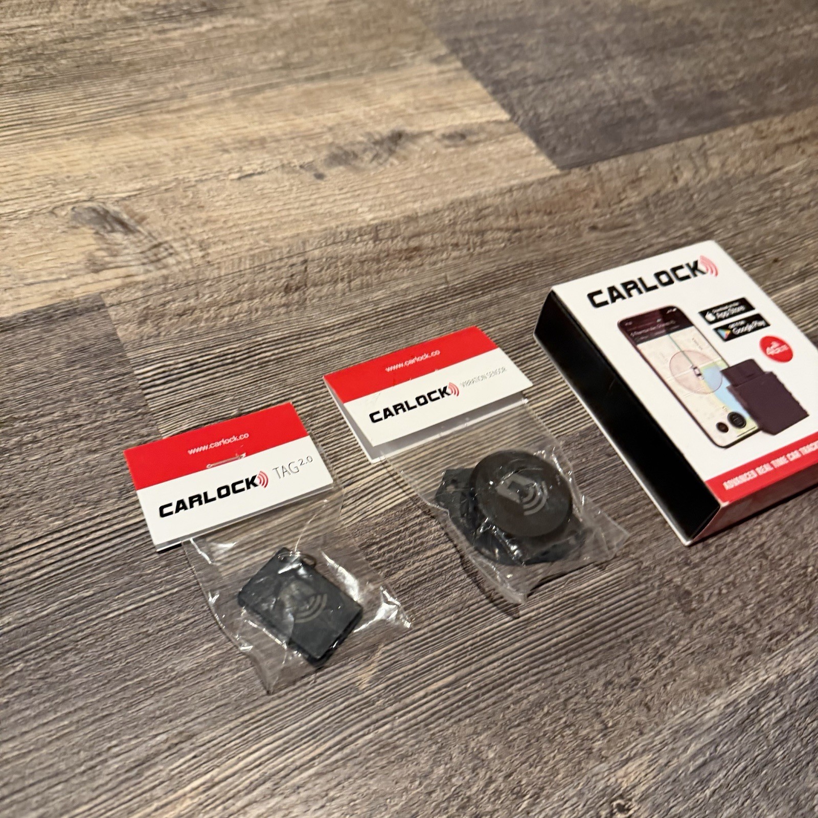 CARLOCK GPS Anti-Theft Car Tracker Alarm System Tracker + Vibration Sense + Tag