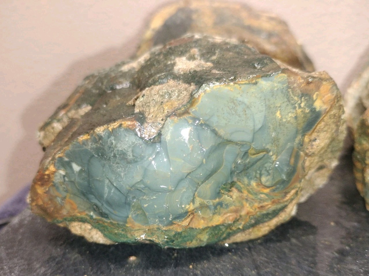 8.7LB ORBS Blue Mountain Picture Jasper Rough 6pc Lot #27