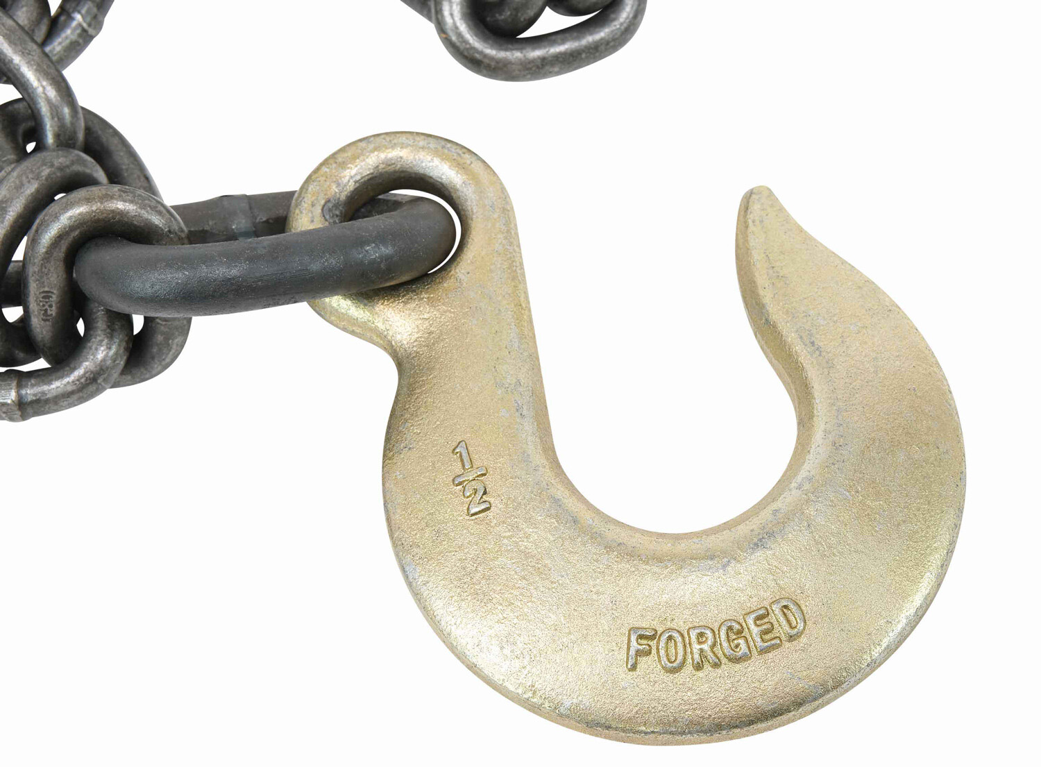 (4 Pack) Ratchet Pro Binder w/ 3/8" Grab & 1/2" Sling Hook, & 2' G8 Chain & 1...