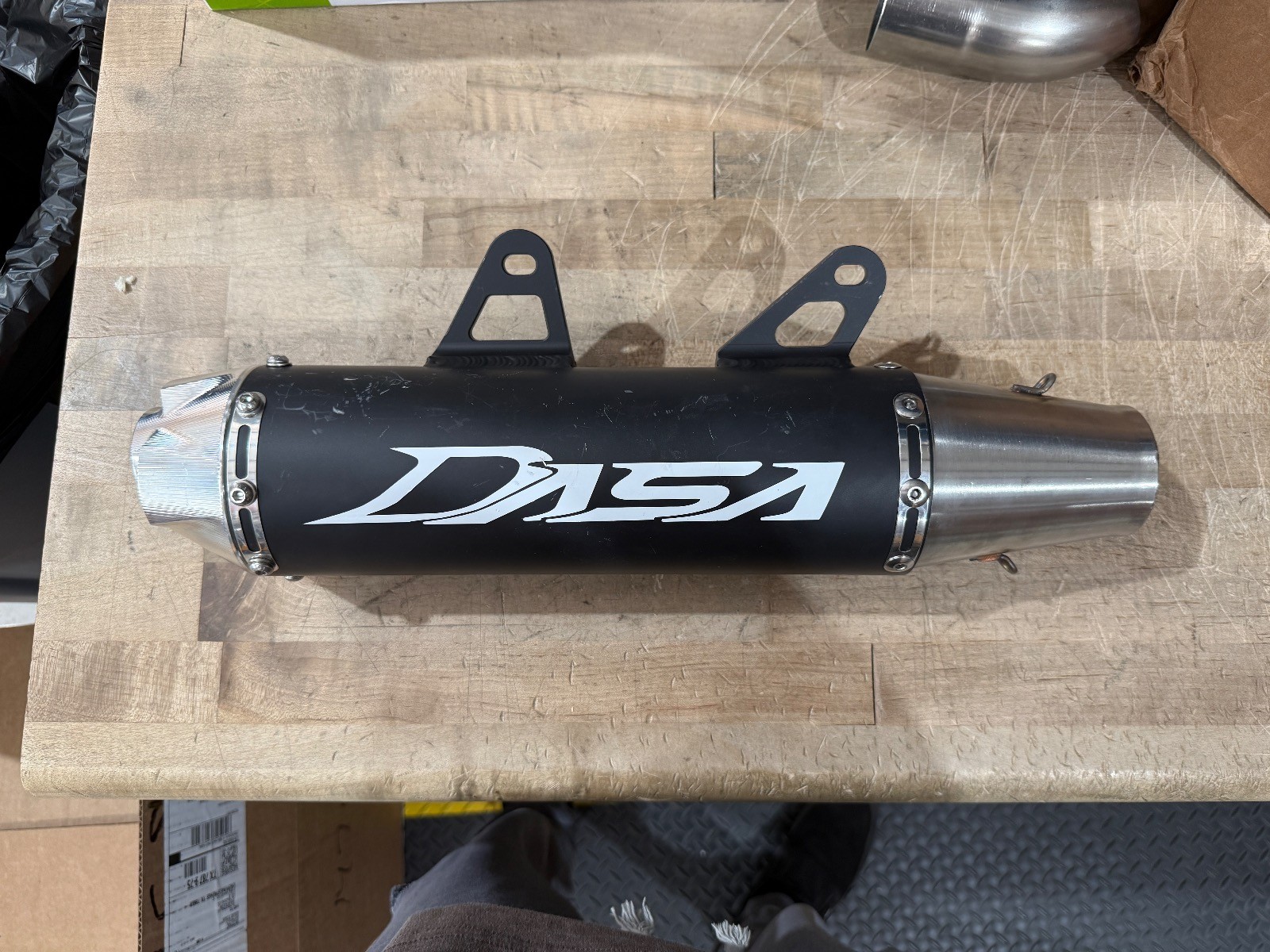 Dasa Exhaust Full System PHX-24 Ed. Raptor 700 2015+ Black/Brush/White OPEN BOX