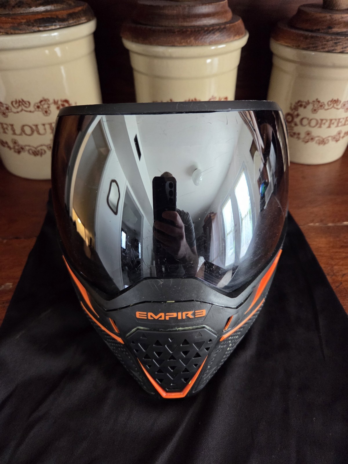 Empire EVS Paintball MaskBlack/Orange