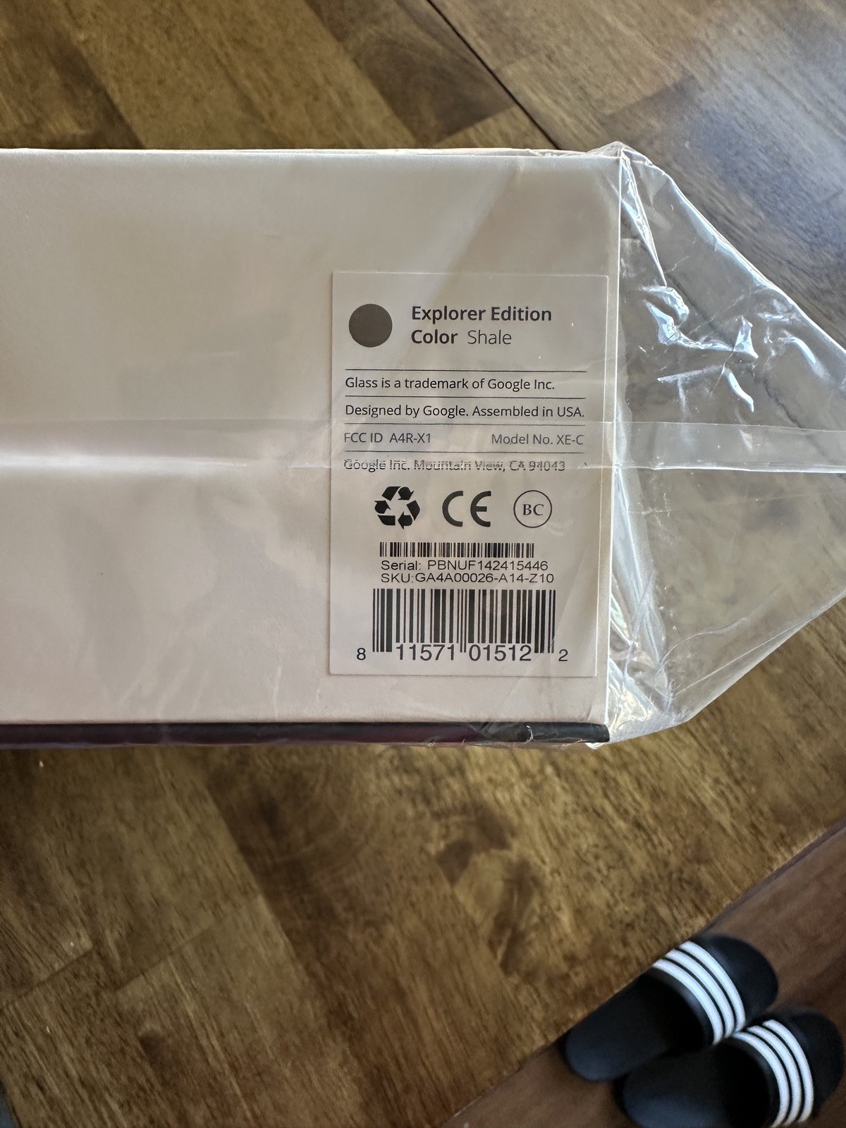 SHALE NEW UNOPENED IN BOX FULL KIT Google Glass Explorer Edition V3 XE-C