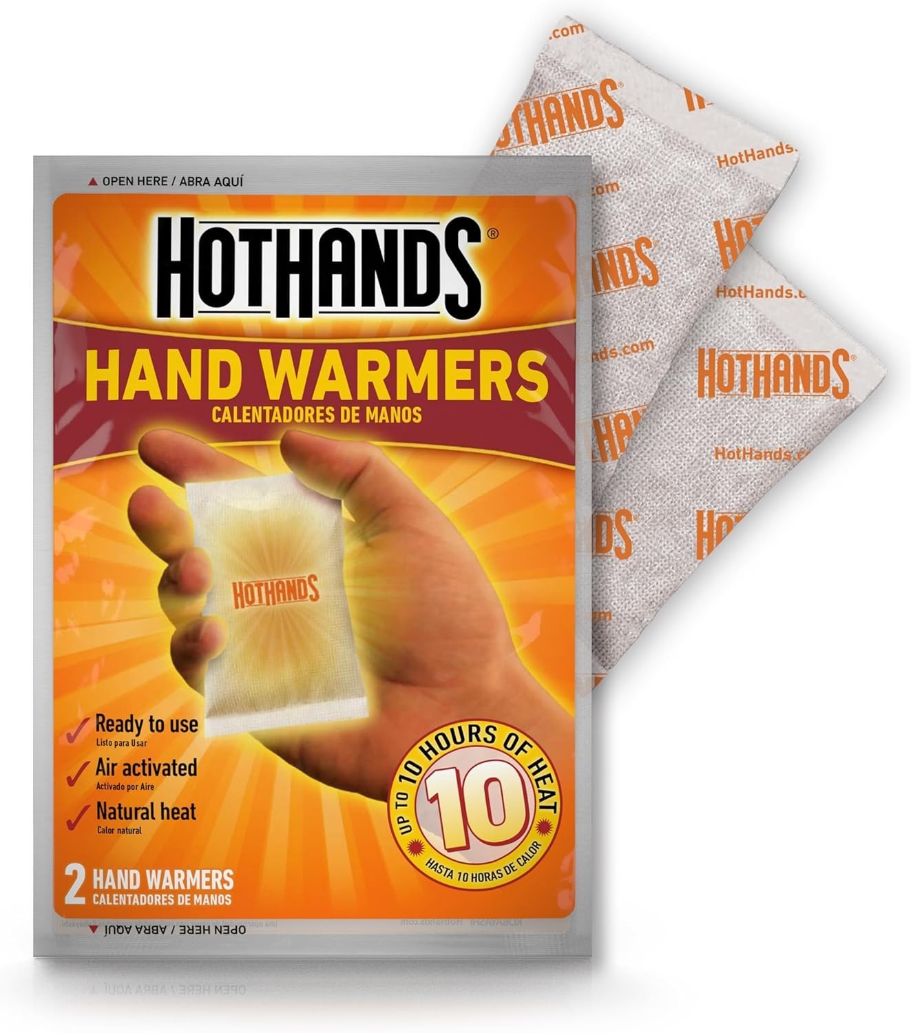 HotHands Hand Warmers Value Pack 10 Count Long Lasting Heat
