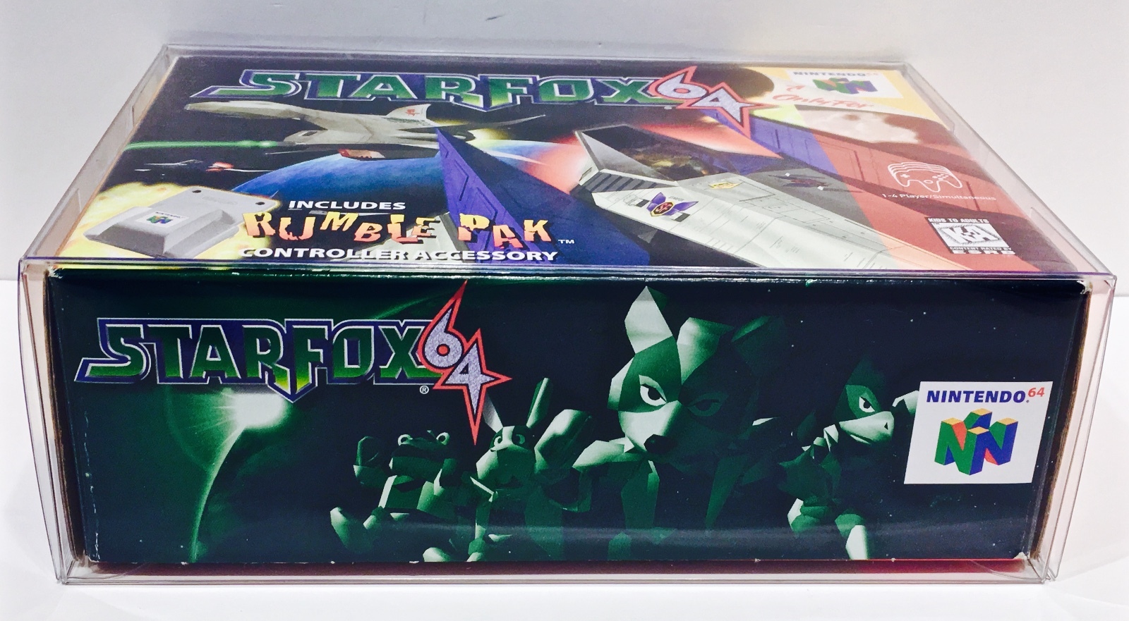 1 Box Protector N64 STARFOX / HEY YOU PIKACHU! Nintendo 64 Clear Display Case