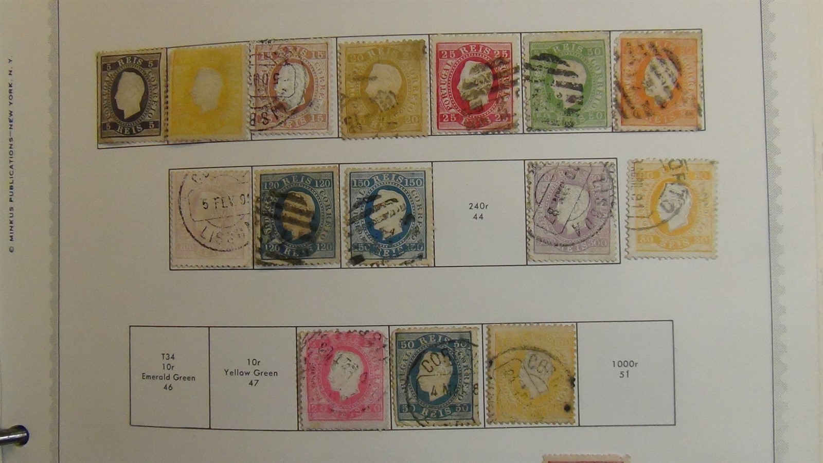 Stampsweis Portugal stamp collection in Minklus Specialty est 800 stamps to 1980