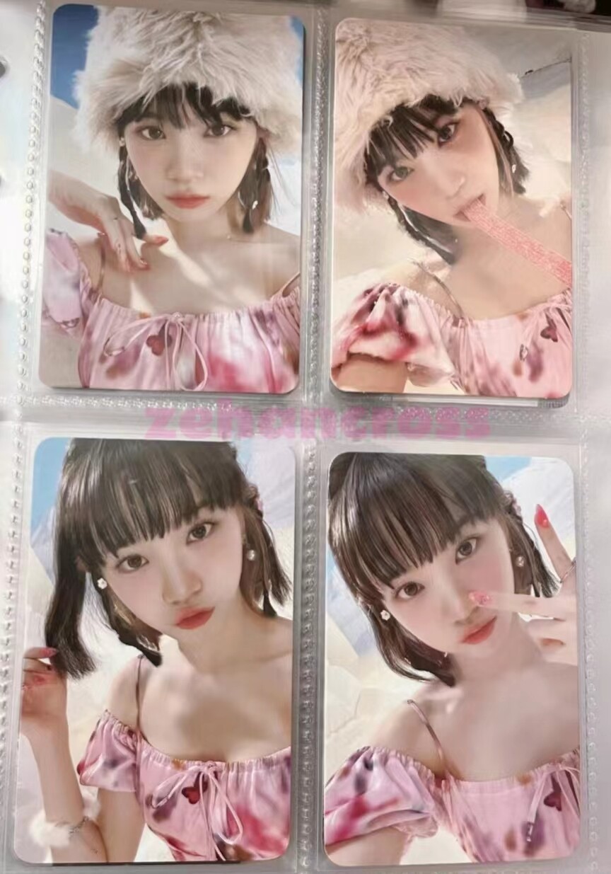 Lesserafim Antifragile Official Chaewon Photocard Frozen Aquamarine Ver Candy