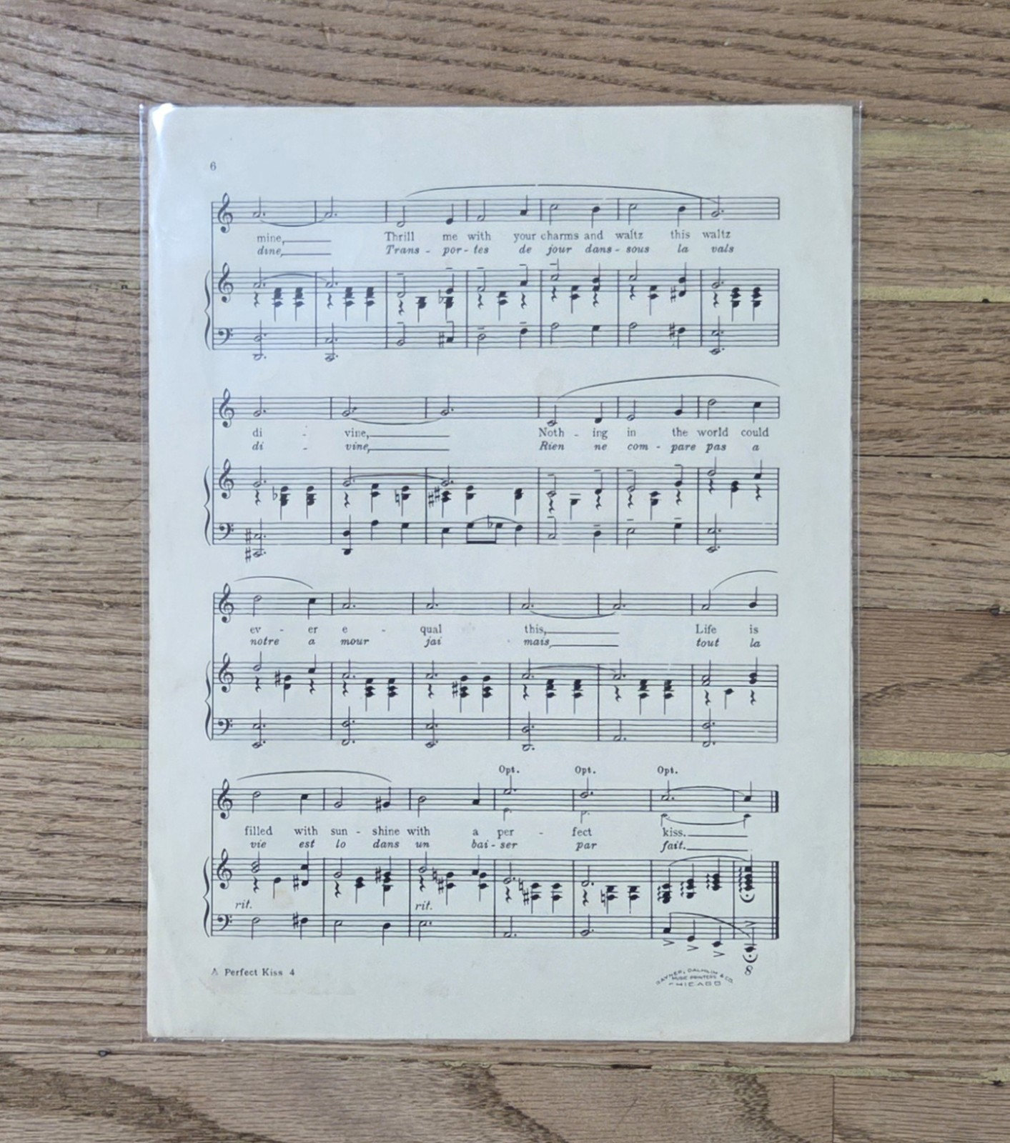 (8) Vintage Music Sheets Lot