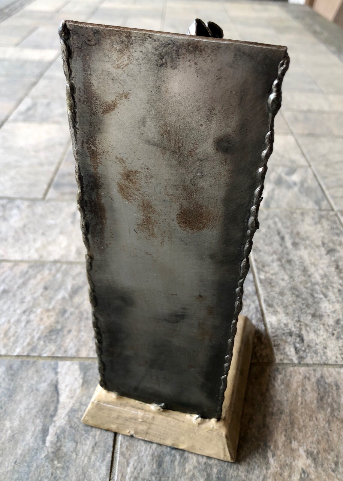 Luis Felguerez Mexican Art Metal Sculpture "The Wall Climber"