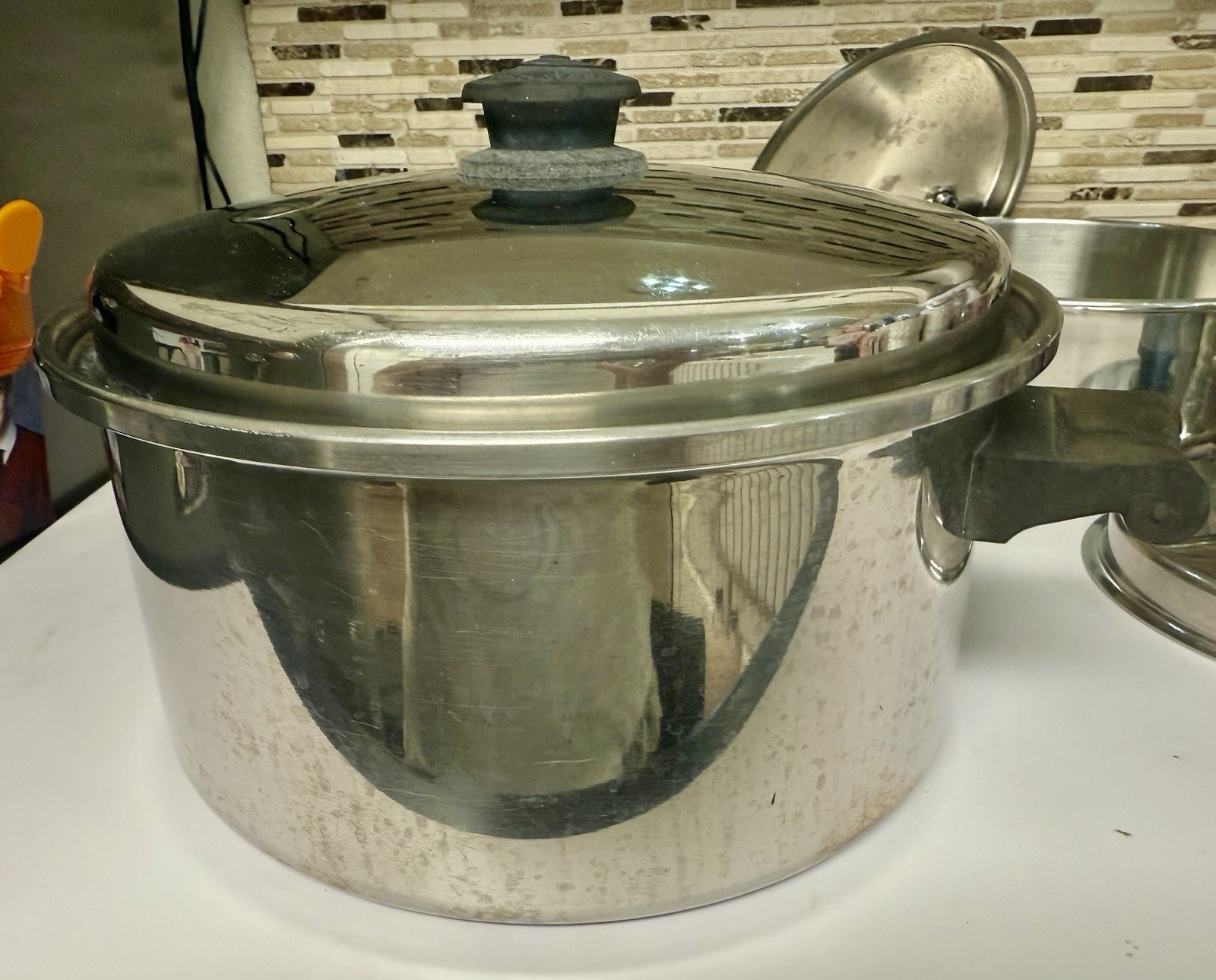 Vintage Saladmaster T304S Stainless Steel Casserole Roaster w Lid Dallas TX
