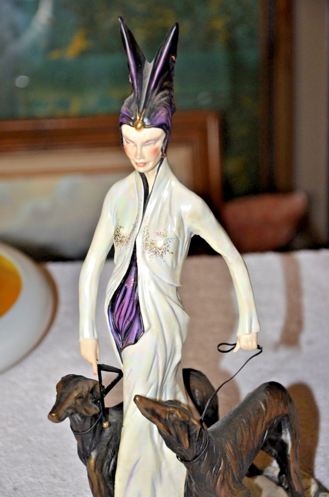 Michael Sutty , Lady "Diana" Porcelain Figurine Ltd Edition Hand Paint 16"-