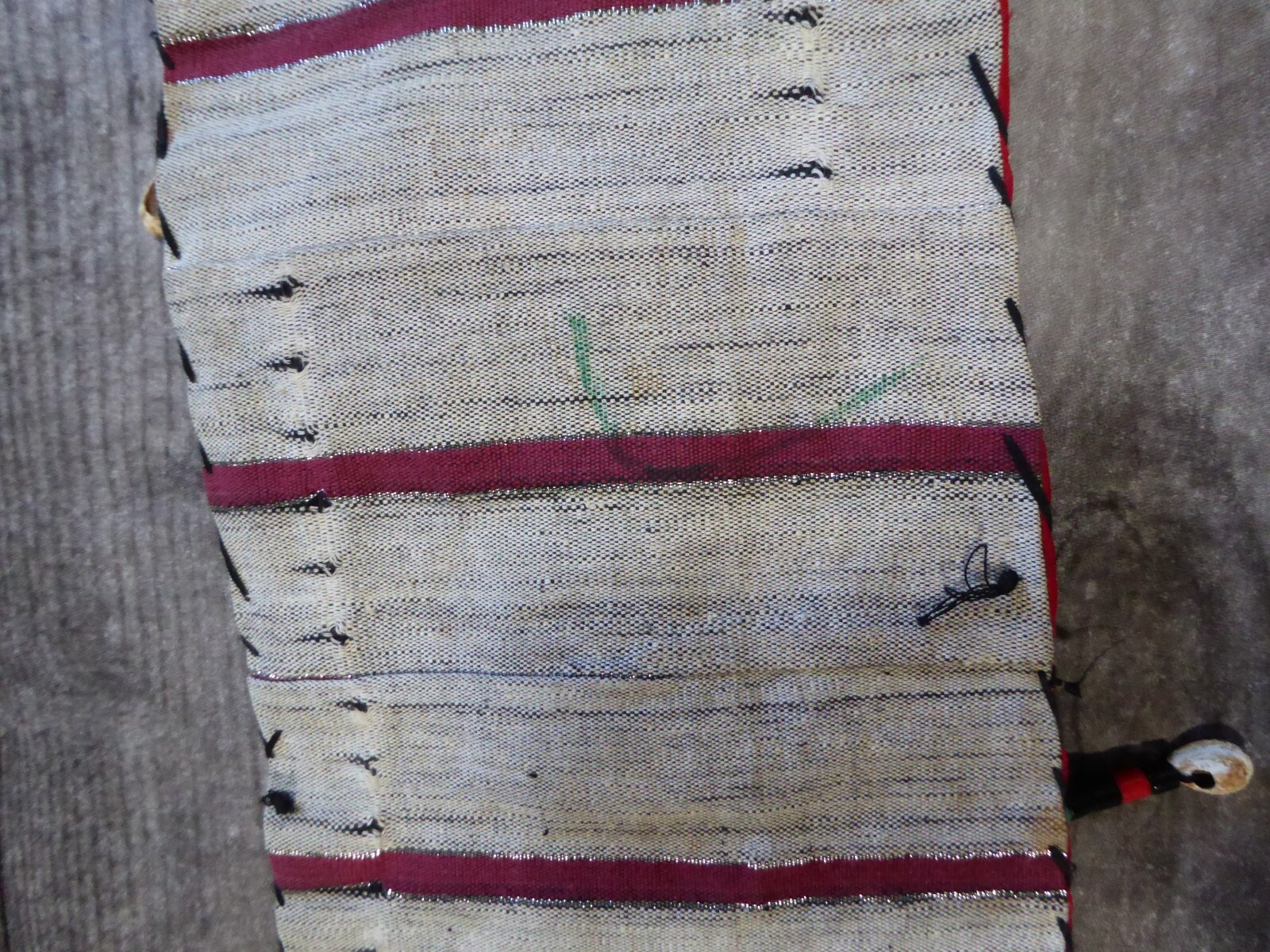 African Tribal Ceremonial Beaded Art Wall Hanging Cowrie Shell 3D Elephant Mask