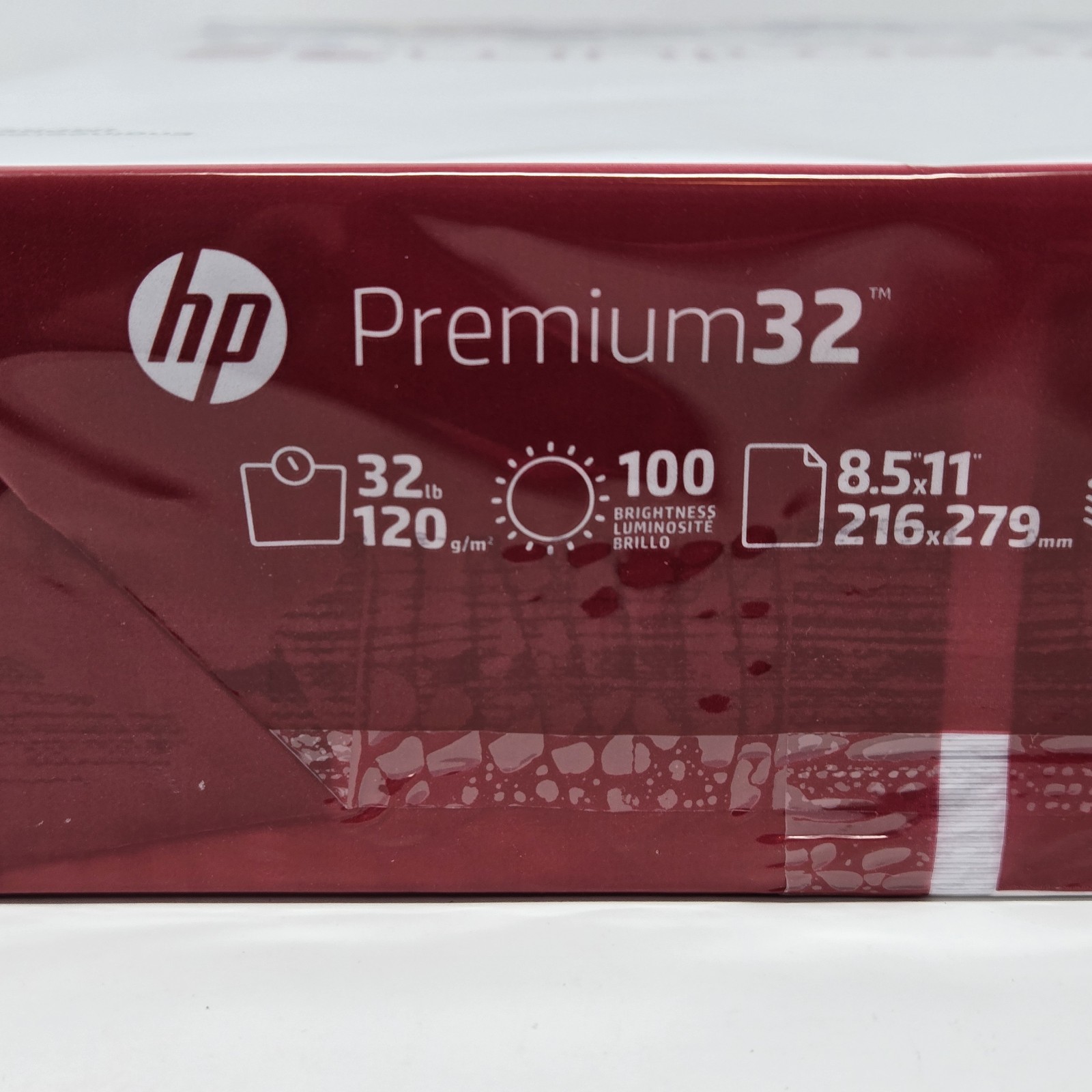 HP Papers Premium32 Copy Paper, 100 Bright, 8.5" x 11", White, 500 Sheets/Ream
