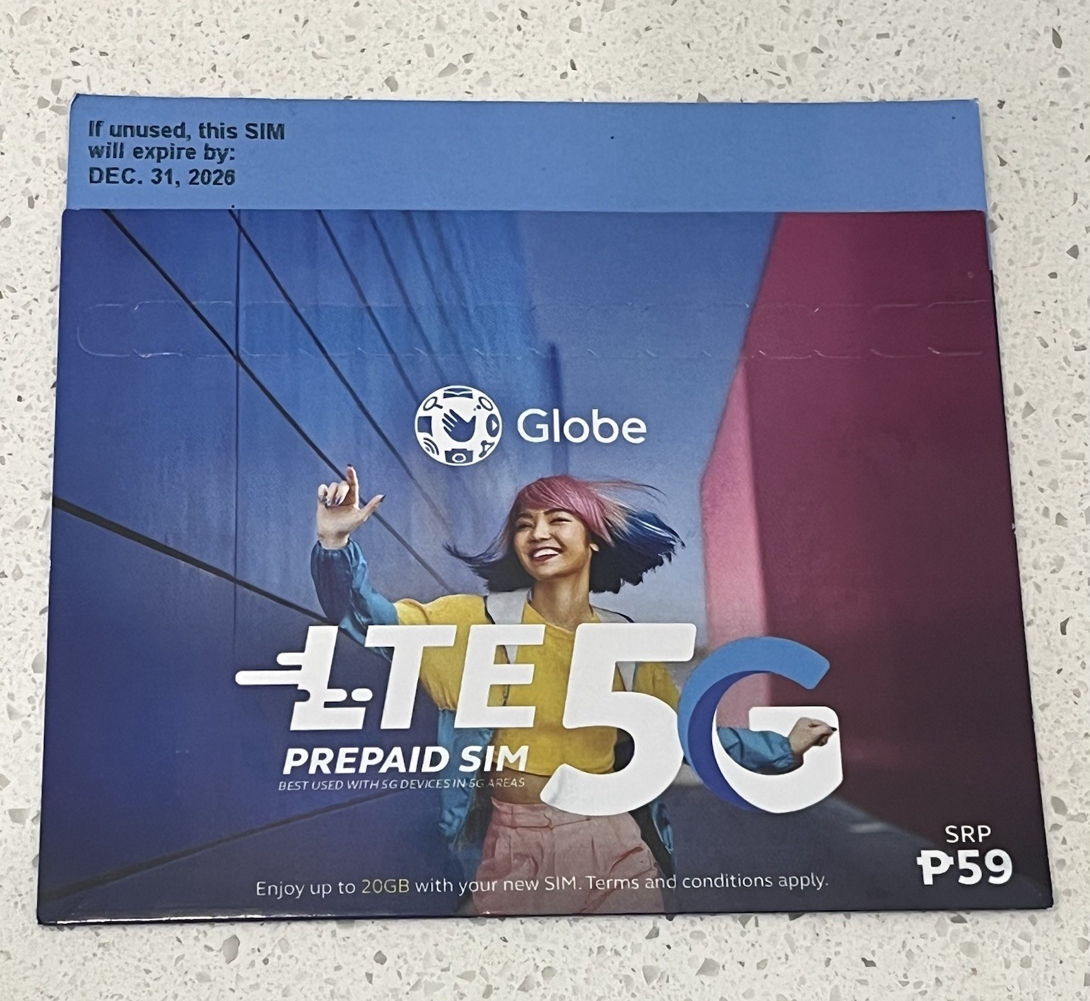 GLOBE 5G Prepaid Roaming Philippines SIM Card