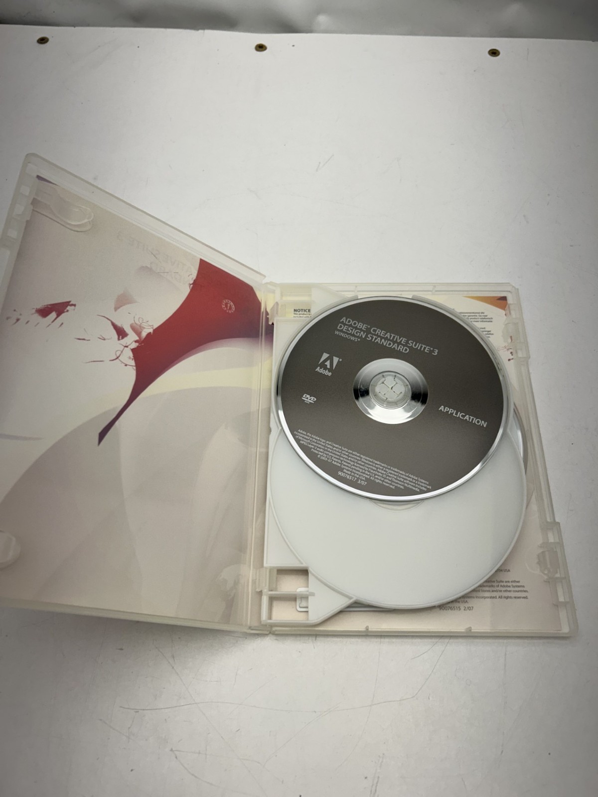 Adobe Creative Suite 3 Design Standard Software For Windows & Mac 2007 3 Disc