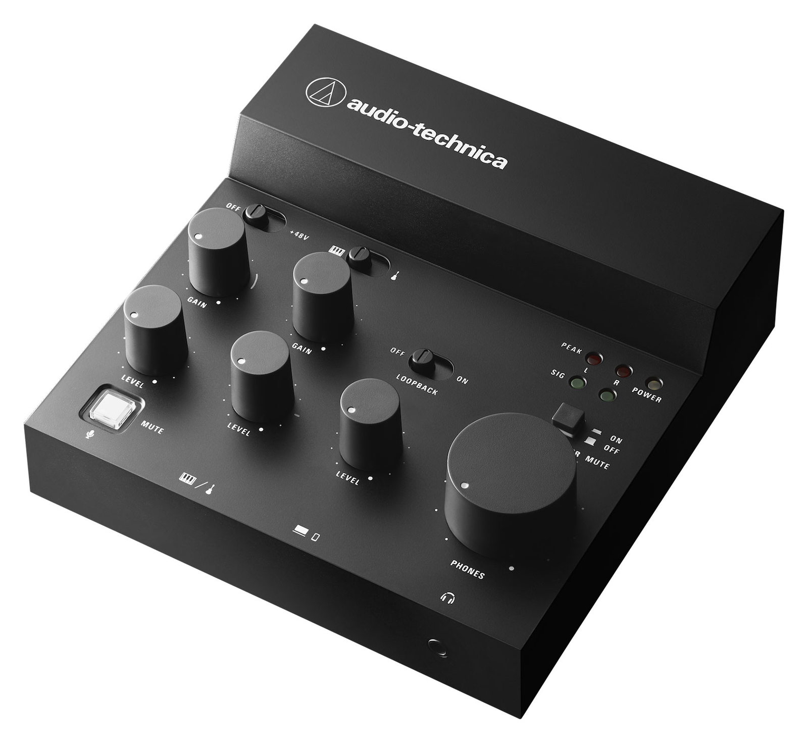 Audio Technica AT-UMX3 USB Audio Mixer - Plug-and-Play, Live Streaming Ready
