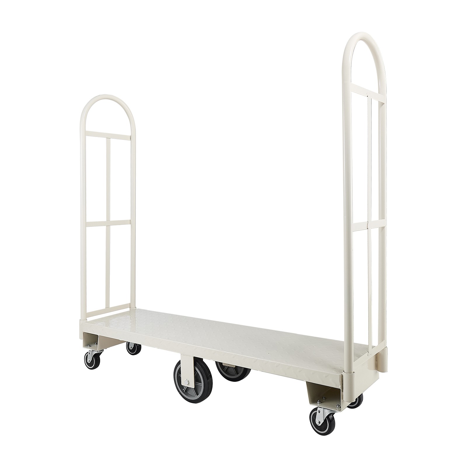 VEVOR U-Boat Platform Truck Dolly 2000 lbs Heavy Duty Hand Truck with Six Wheels