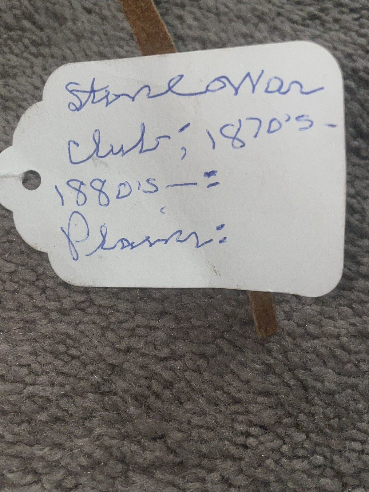 Antique 1870/80s Native American Indian Stone War Club Skull Crusher Estate Find