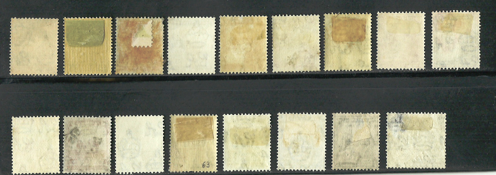 Palestine under British Mandate 1927-32 Sc# 63/78 U/VF