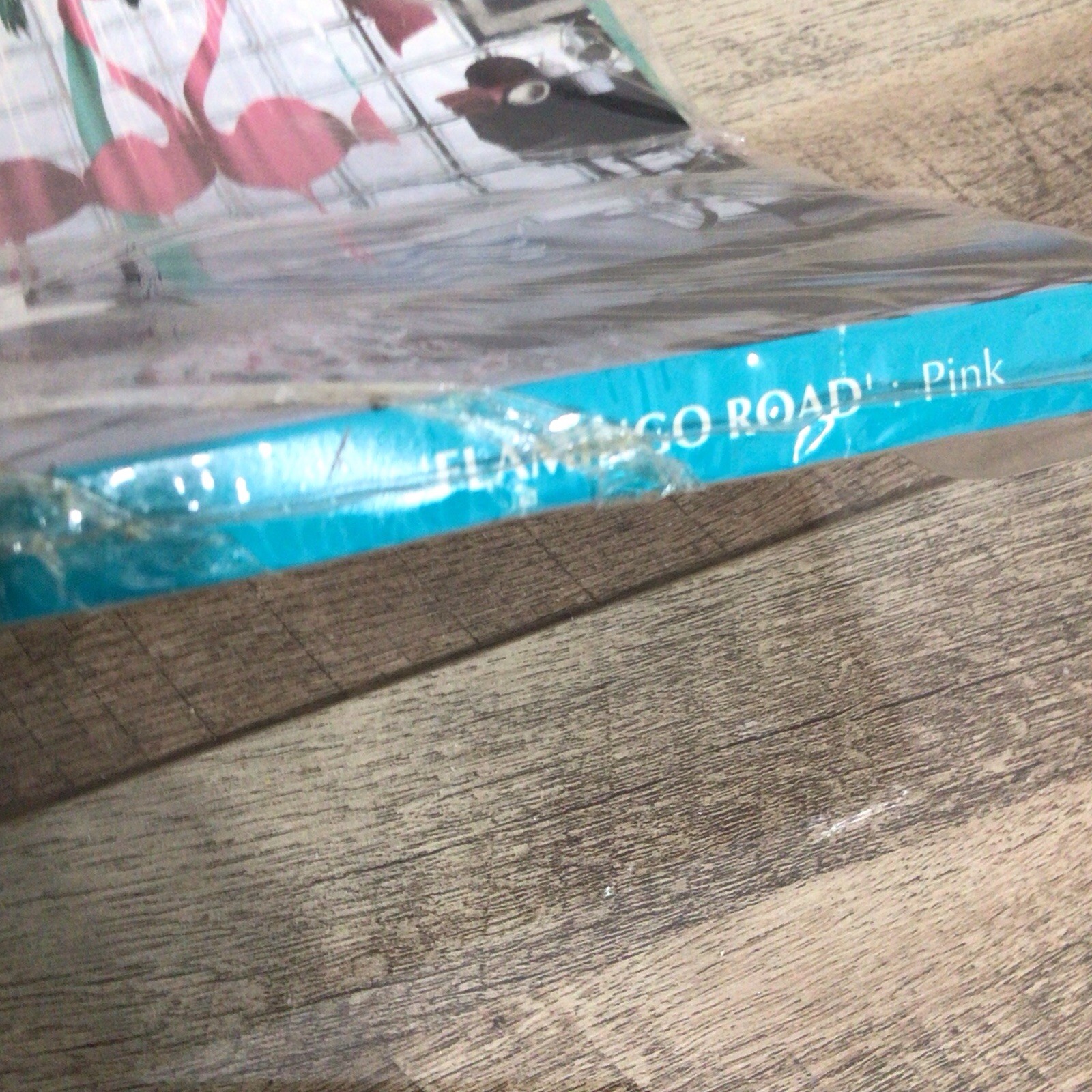 Vintage New “Flamingo Road” Shower Curtain 70x72 Vinyl