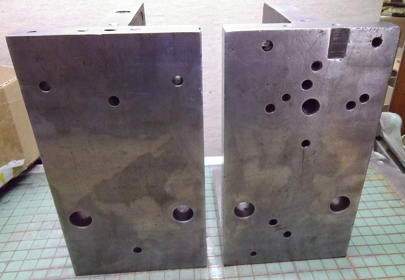 336 = Box Angle Plates Machined Pair 4-1/2 x 5 x 8 (Qty.1 Pair
