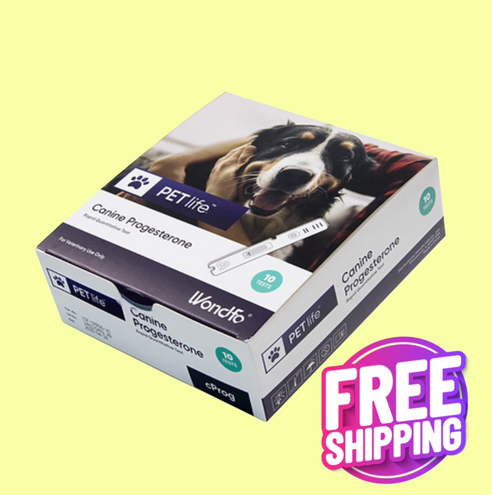 Progesterone Test Wondfo Vet Finecare - SERUM - cProg canine Progesterone Test