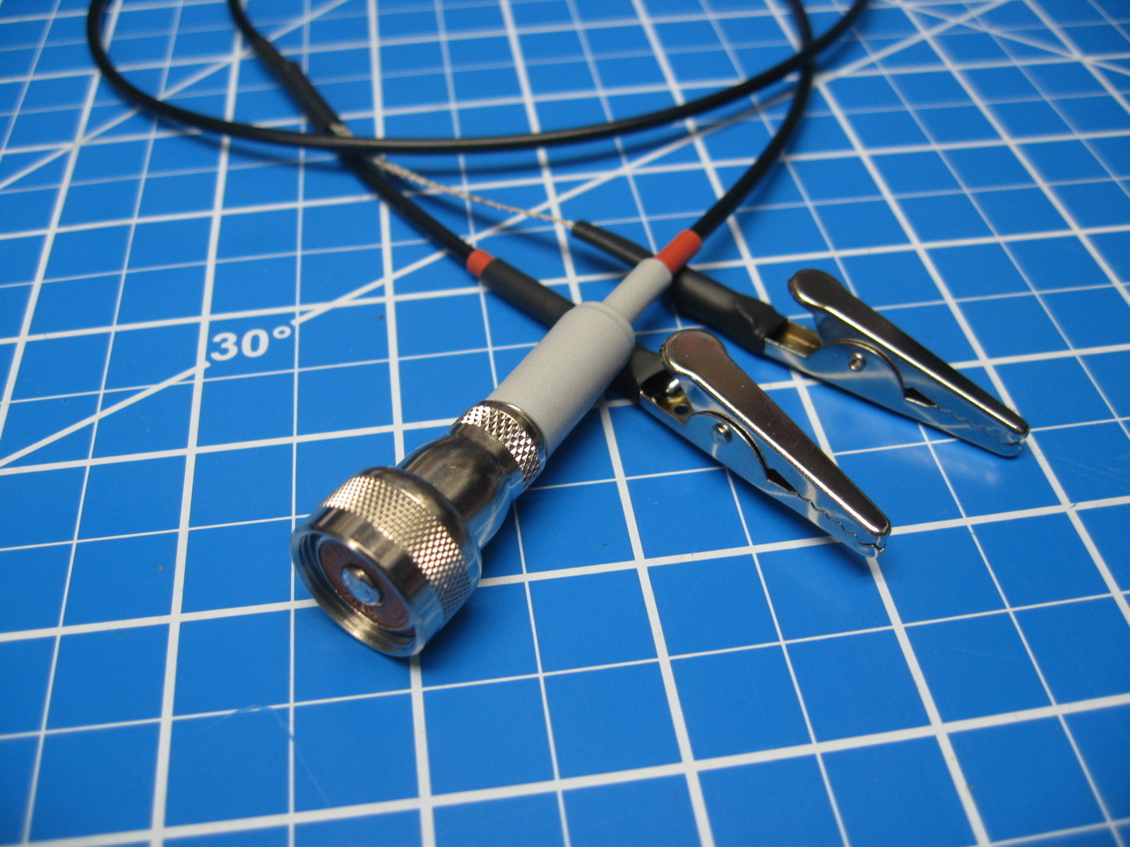 Custom Shielded Test Lead - for Vintage Test Gear - Oscilloscopes/VOM's/Etc..