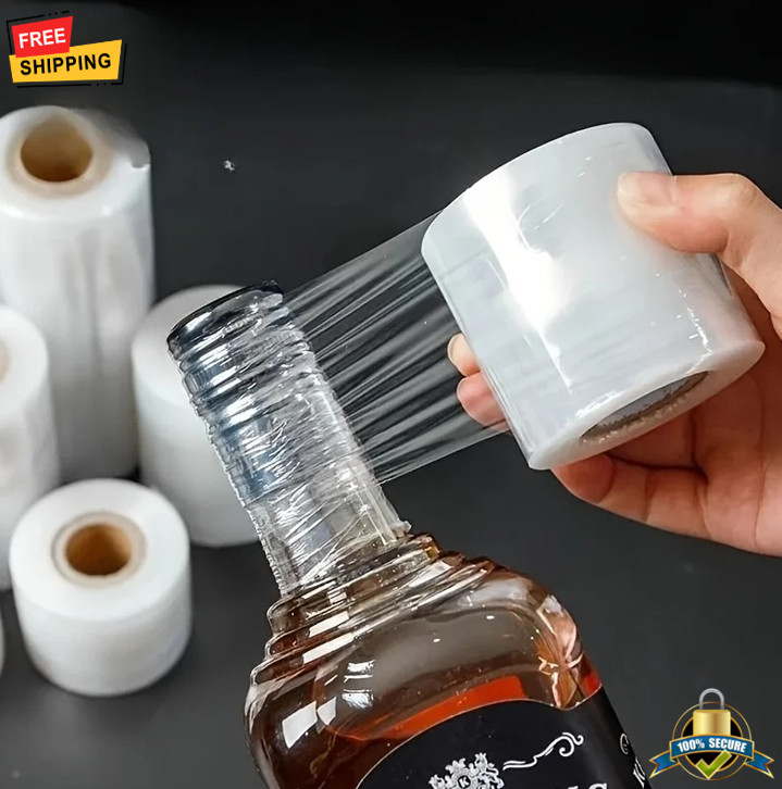 1 Roll 230m Stretch Film Shrink Wrap Plastic Bottle Packaging Sealing Supplies