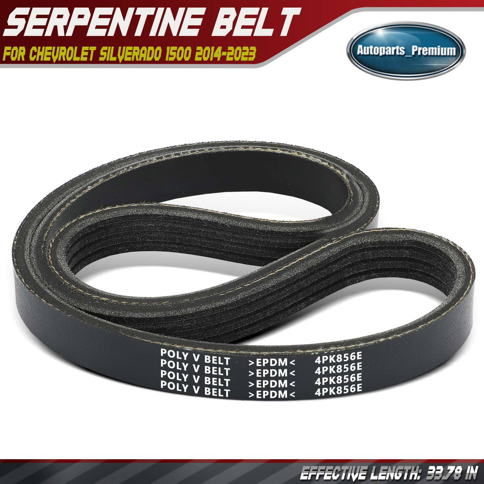 33.78 in Serpentine Belt for Chevrolet Silverado 1500 2014-2023 Tahoe 2015-2024