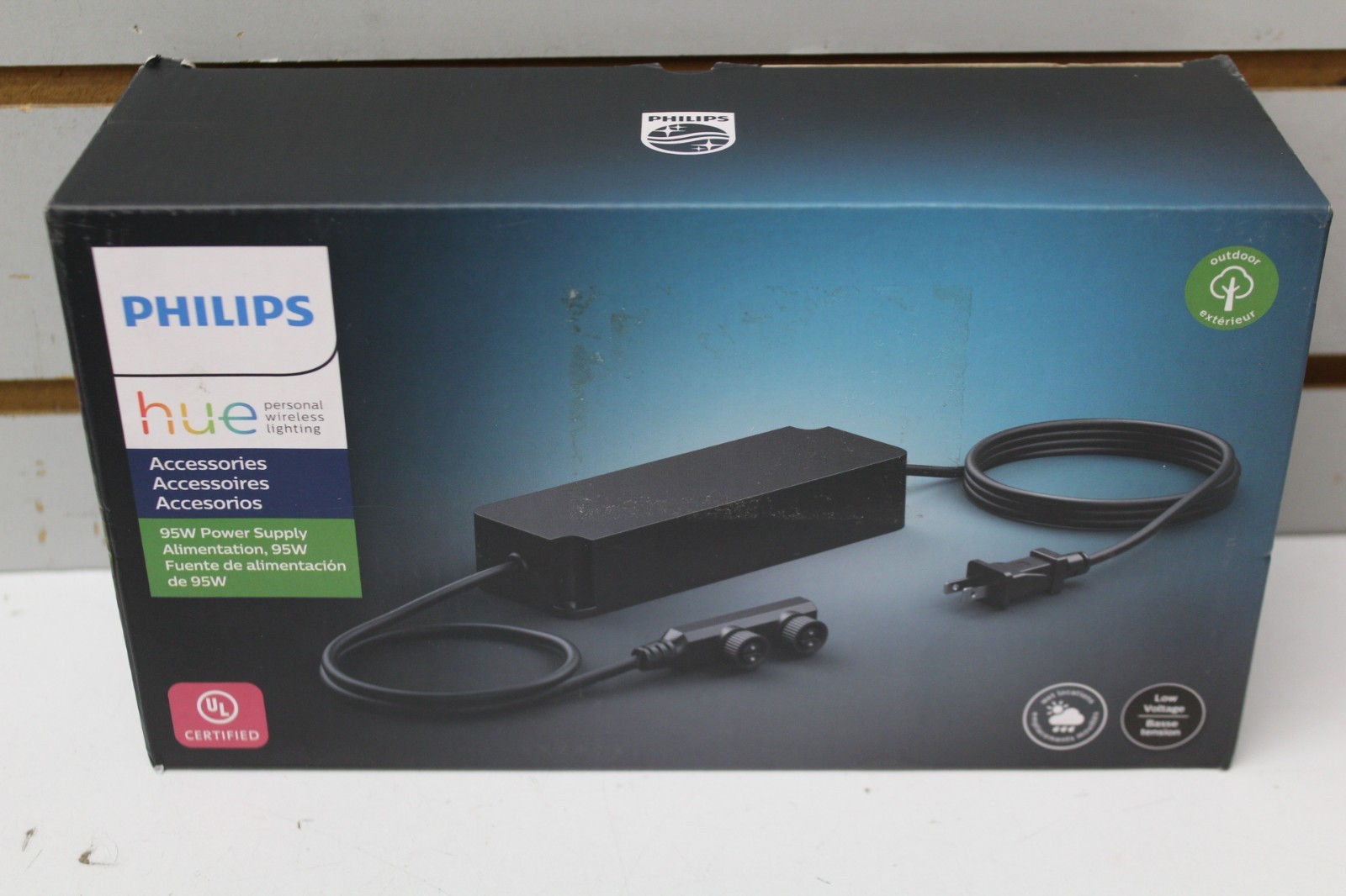 Philips Hue 95W Outdoor Power Supply Black Low Voltage Fully Weatherproof -