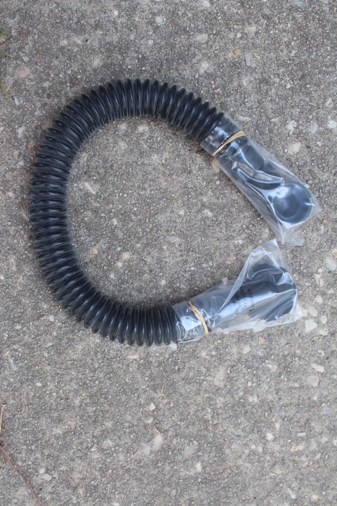 New in Plastic Gas Mask Filter Hose, 40MM, Close Quarter Combat, New Old Stock
