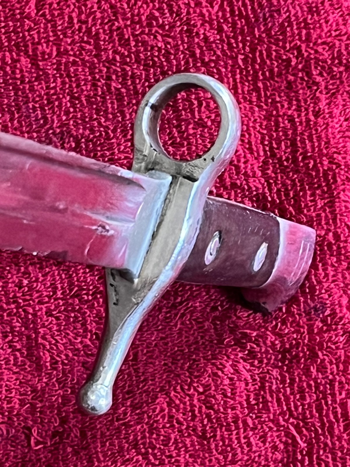 WWI ITALIAN M70/15 VETTERLI BAYONET ON M91 PATTERN