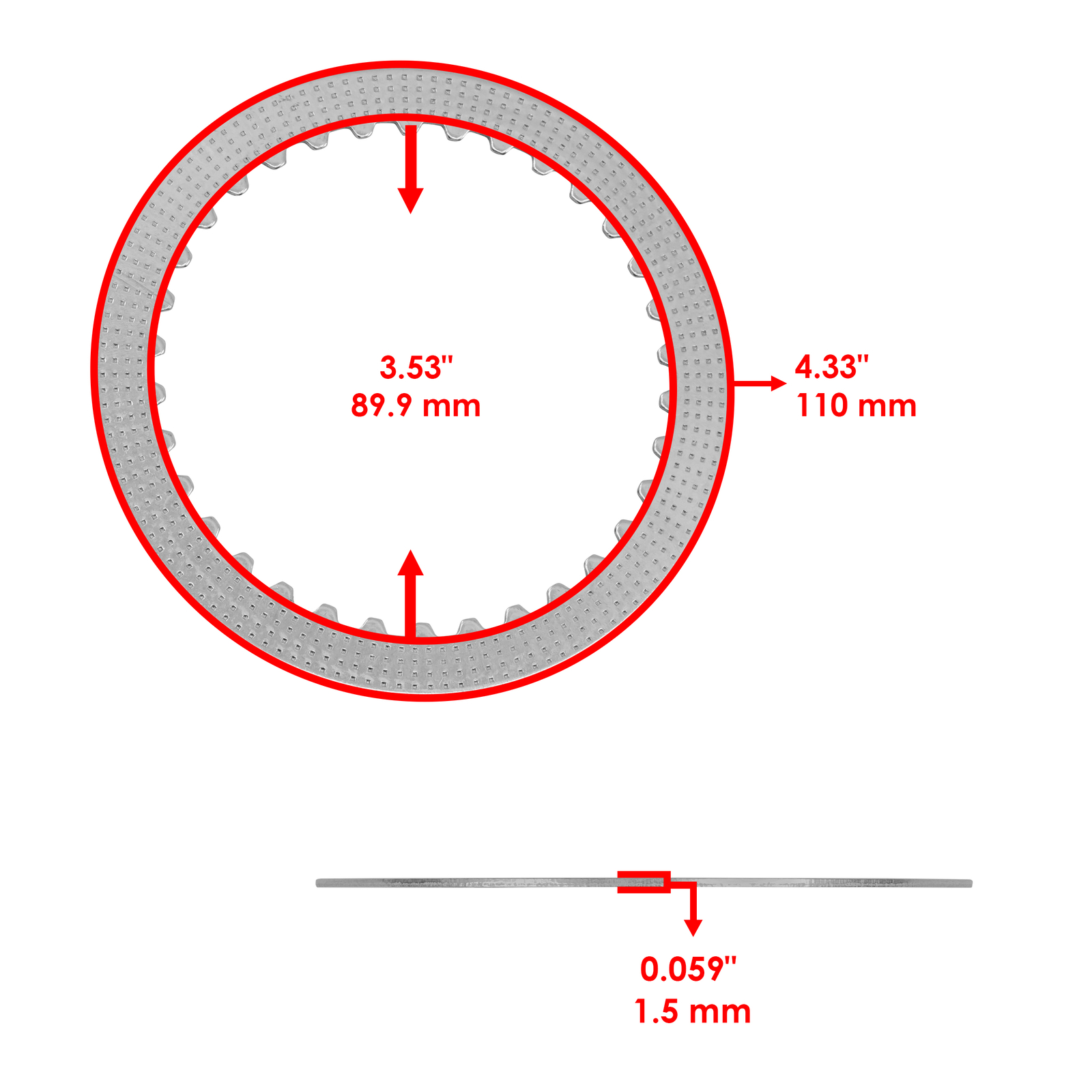 Clutch Plates w/ Springs Gaskets Kit for Kawasaki KX80 KX85 KX100 KX112 1998-24