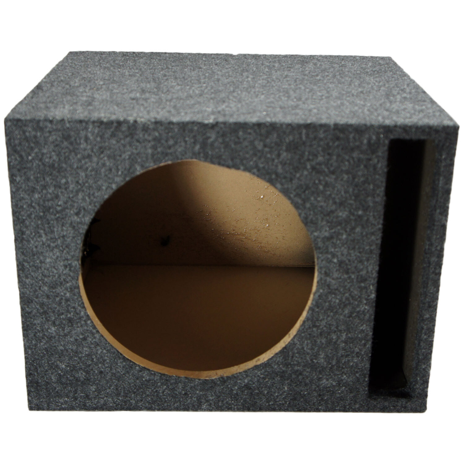 Car Audio Single 10" Vented Subwoofer Stereo Sub Box Ported Enclosure Speaker
