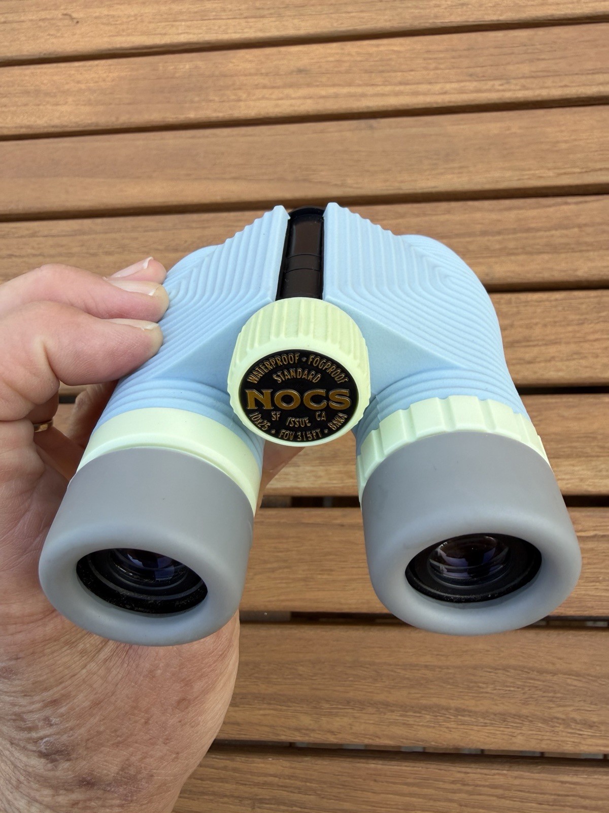 Nocs Provisions Standard Issue 10x25 Binocular Blue Excellent
