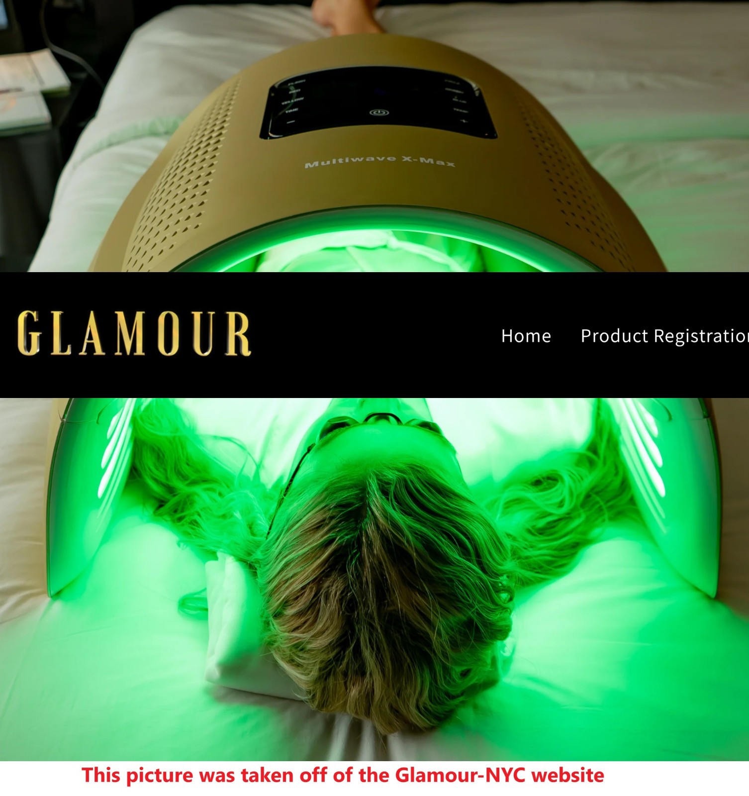 Glamour NYC Multiwave X Max LED Light Technology - Opened Box, Never Used