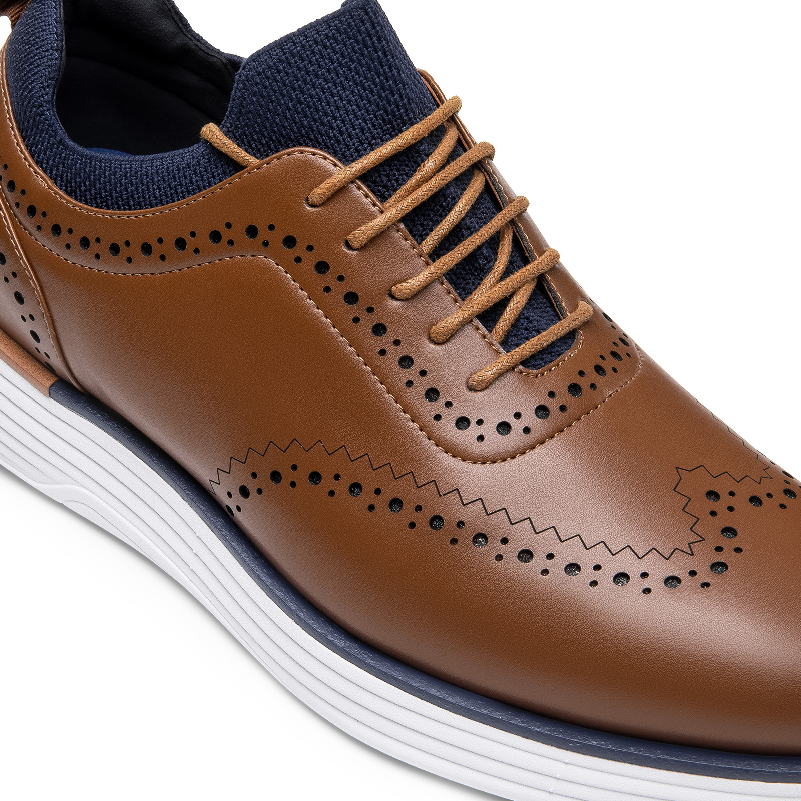 Men's Dress Sneakers Oxfords Casual Wingtip Brogue Comfortable Breathable Shoes