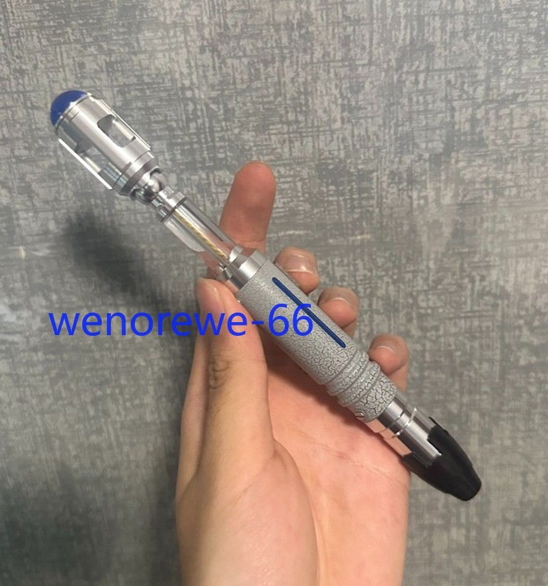 US Now!! NAWYA Doctor Who 10th Replica Metal LED Sonic Screwdriver Scalable Prop