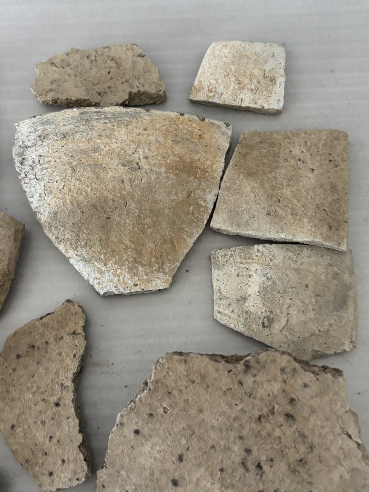 12 Ancient Anasazi Native American Pottery Shards 2” - 4” Arizona L6-D FREE SHIP