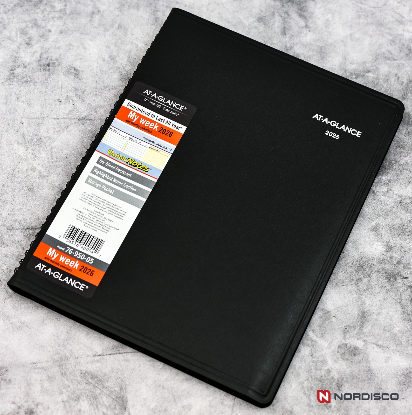 2026 At-A-Glance QuickNotes 76-950-05 Weekly Monthly Appointment Book, 8 x 11"