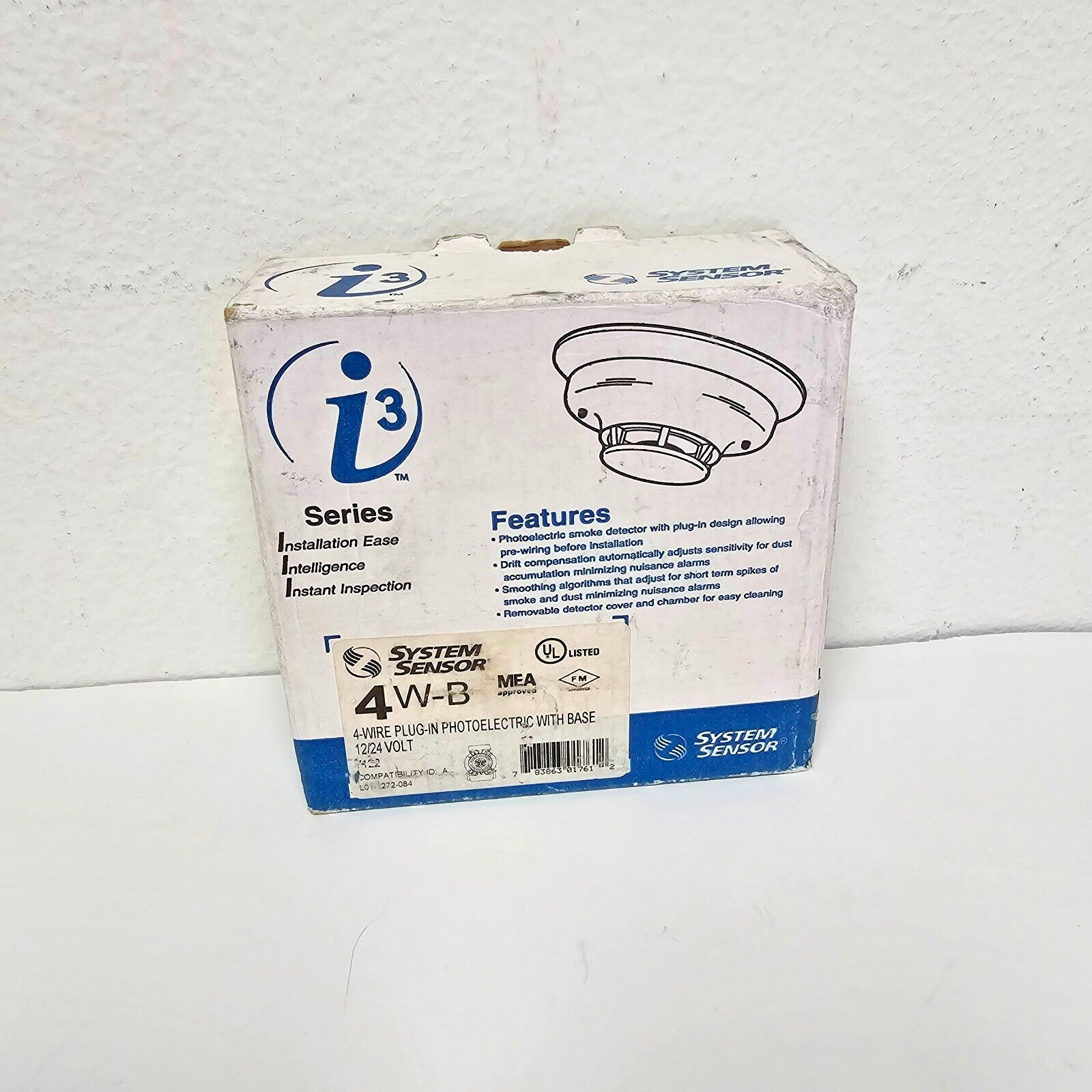 System Sensor 4W-B Photoelectric Smoke Detector NEW (Open Box)