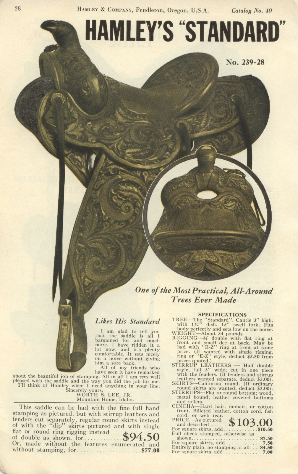 Hamley's Catalog #40 on CD - Saddles, Spurs, Bits