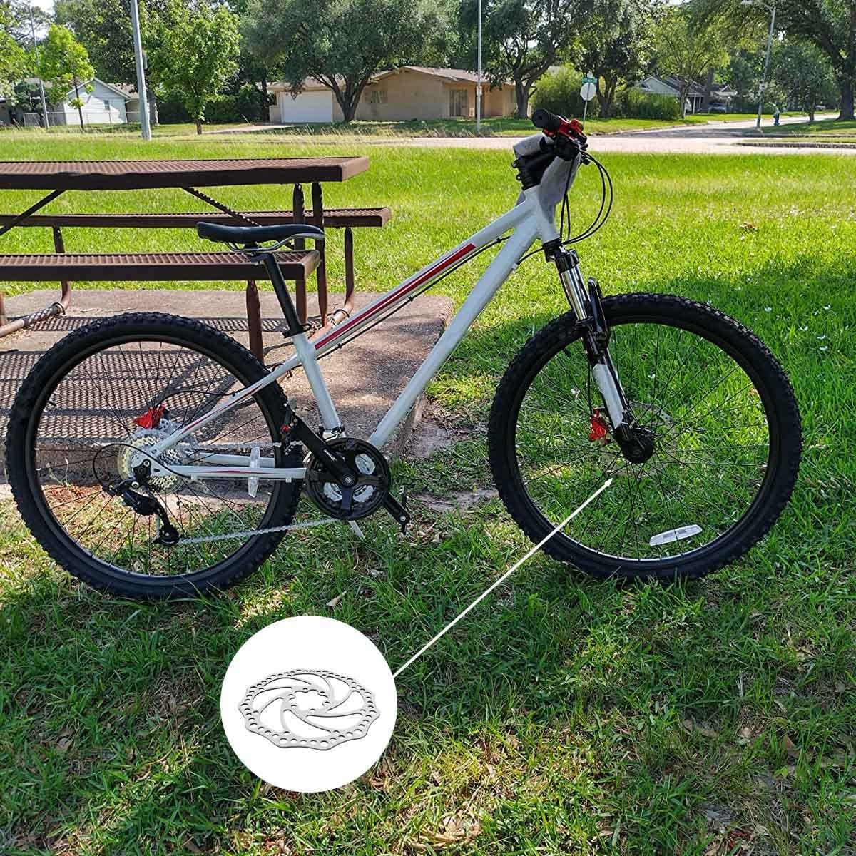 2Pcs 160mm Disc Brake Rotor Stainless Steel Bike Disc Brake Rotor with 6 Bolt...