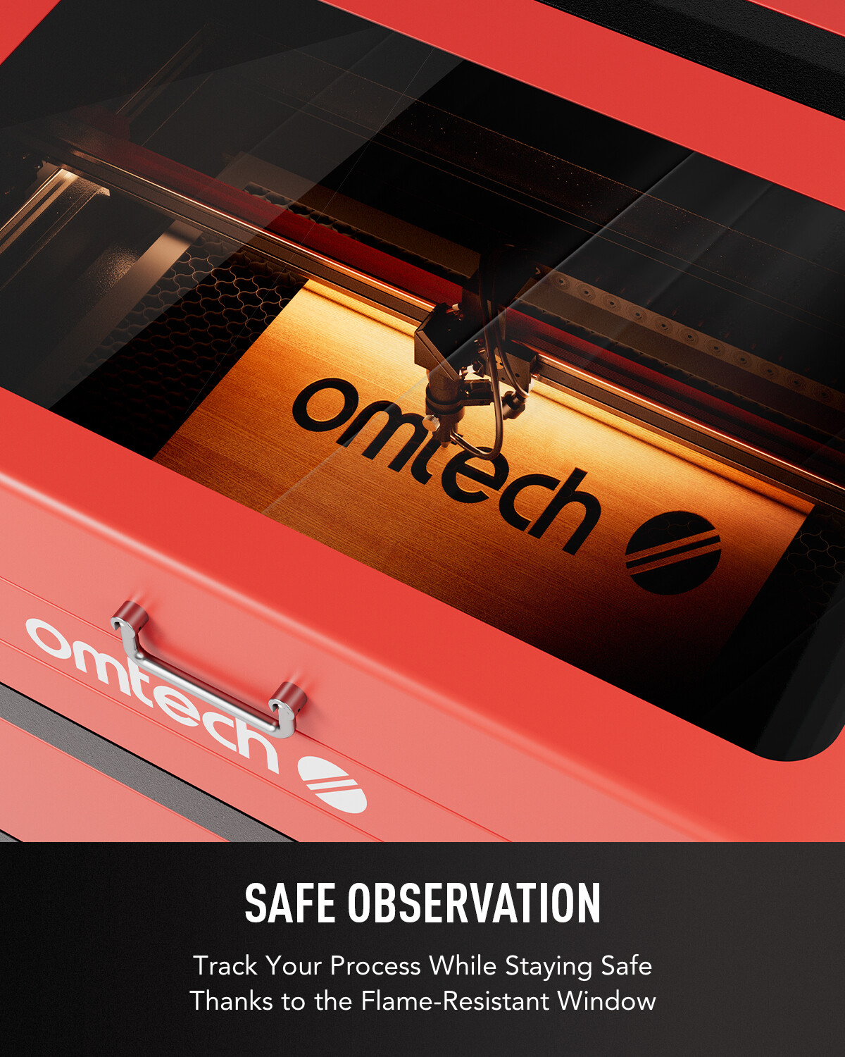 OMTech™️ 50W 12×20 CO2 Laser Engraver Cutter Engrving Machine 2023 Upgraded