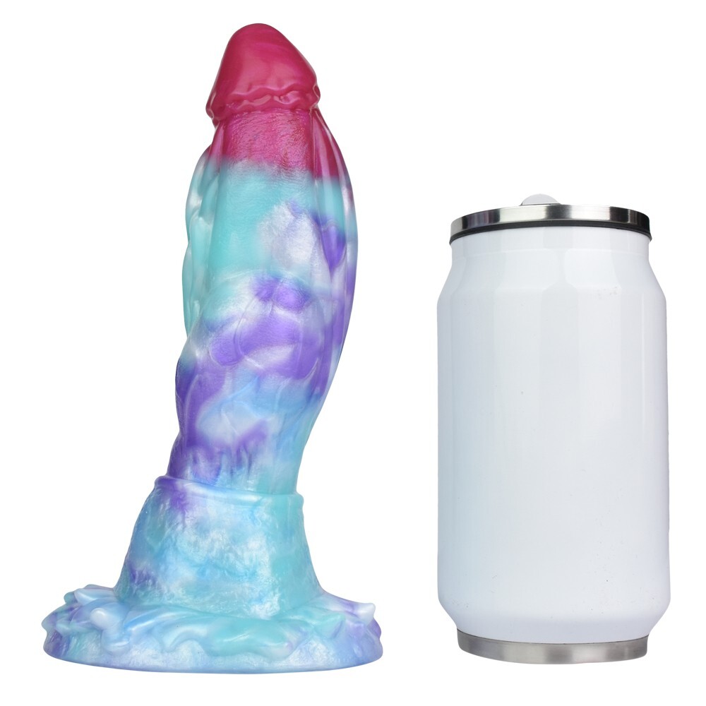 Soft Silicone Fantasy Dildo Realistic Dragon Penis Big Knot Butt Plug Sex Toys