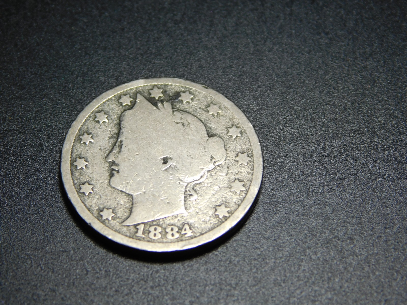 OLD US COINS 1884 V LIBERTY NICKEL